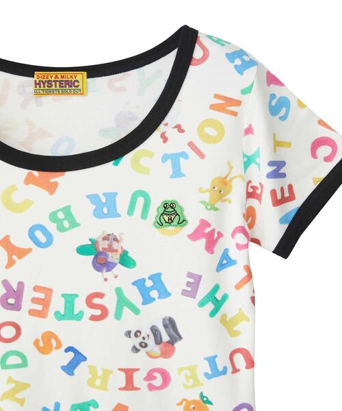 HYSTERIC GLAMOUR tシャツ SNS ADDICTION柄 チビTシャツ