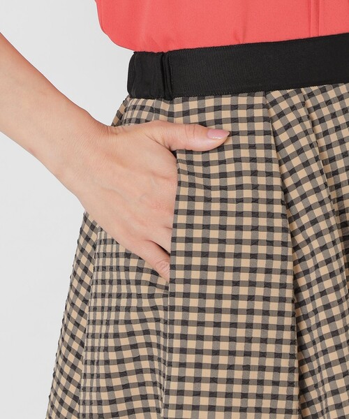 TO BE CHIC スカート ギンガムチェック : ZOZOTOWN Yahoo!店