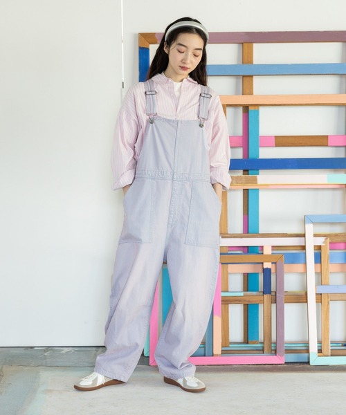 ニコアンドniko and…　FINEリネンポケットサロペット　ブラックM　新品 niko and（ニコアンド）の「FINEリネンポケットサロペット