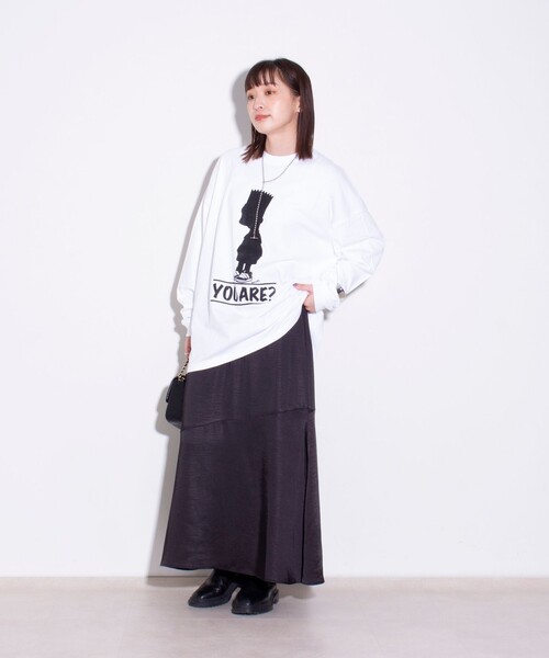 「bend(s)」 長袖Tシャツ M ホワイト メンズ