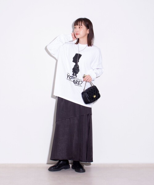 「bend(s)」 長袖Tシャツ M ホワイト メンズ