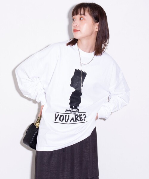 「bend(s)」 長袖Tシャツ M ホワイト メンズ