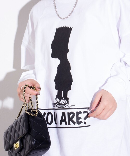 「bend(s)」 長袖Tシャツ M ホワイト メンズ