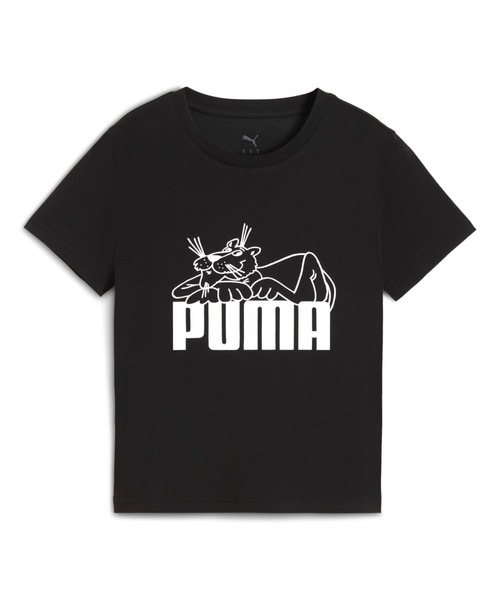 tシャツ PUMA プーマ ウィメンズ グラフィック スーパー プーマ スリム ショート 半袖Tシャツ レディース