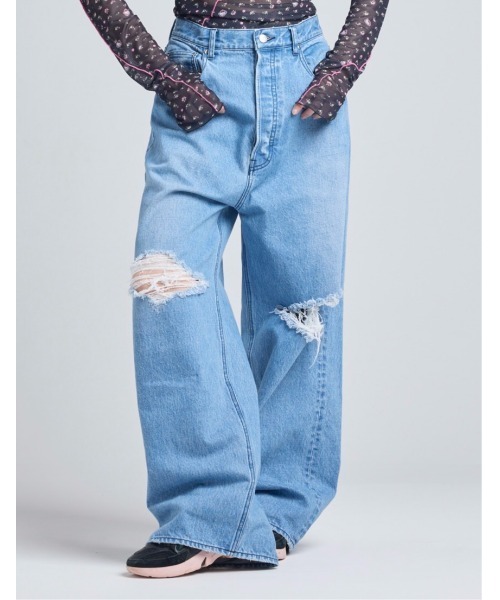 【関税込み】BITE ブルー Essential ジーンズ Little sunny bite ジーンズ デニム デニムパンツ denim big