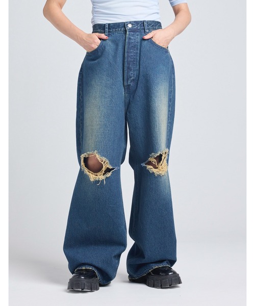 【関税込み】BITE ブルー Essential ジーンズ Little sunny bite ジーンズ デニム デニムパンツ denim big