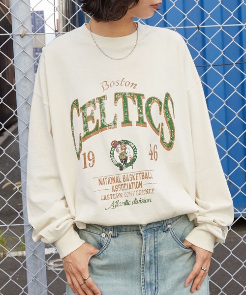 NBA tシャツ NBA/エヌビーエー 別注 チームロゴ刺繍/プリント