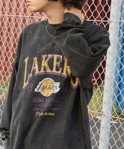 NBA tシャツ NBA/エヌビーエー 別注 チームロゴ刺繍/プリント