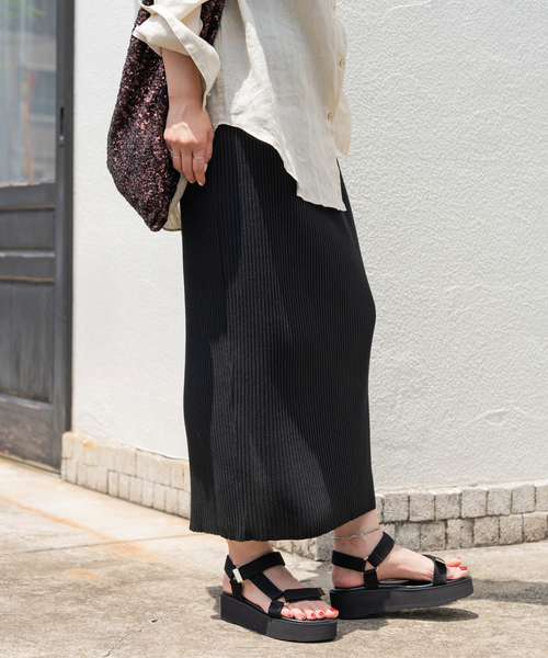 「Spick & Span」 ロングスカート 36 ブラック レディース_画像10