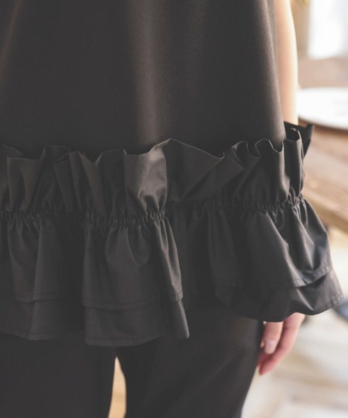 「DONOBAN」 ノースリーブトップス F ブラック レディース_画像7