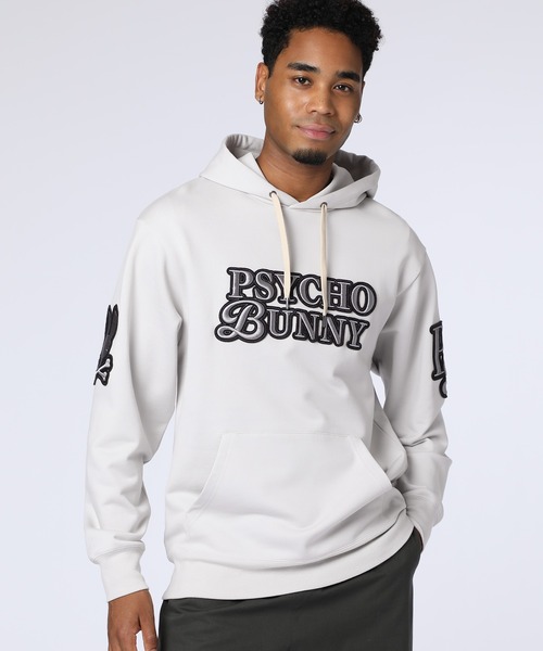 Psycho Bunny（サイコバニー） パーカー 3Dシグネチャー マルチロゴ