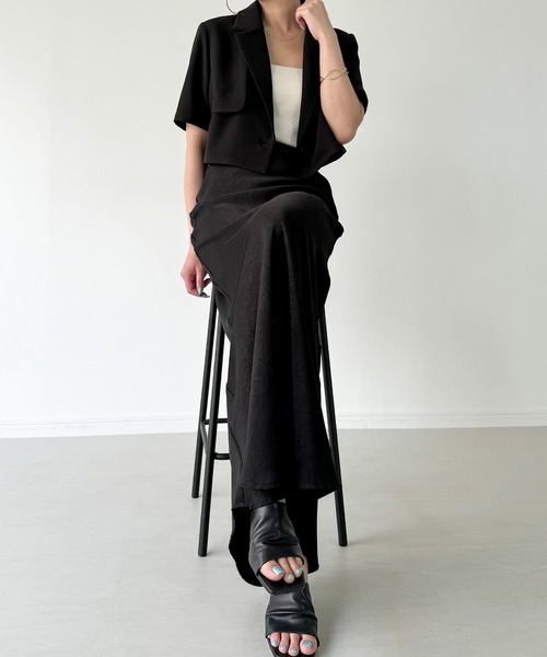 「junoah」 ジャケット LARGE アイボリー レディース_画像6