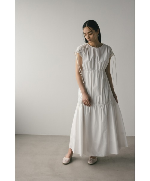 「STYLEMIXER」 半袖ワンピース MEDIUM ホワイト レディース_画像2