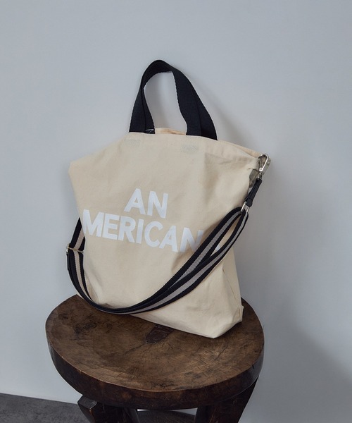AMERICANA（アメリカーナ） トートバッグ for SALON」2WAYトートバッグ