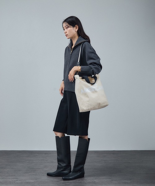 AMERICANA（アメリカーナ） トートバッグ for SALON」2WAYトートバッグ