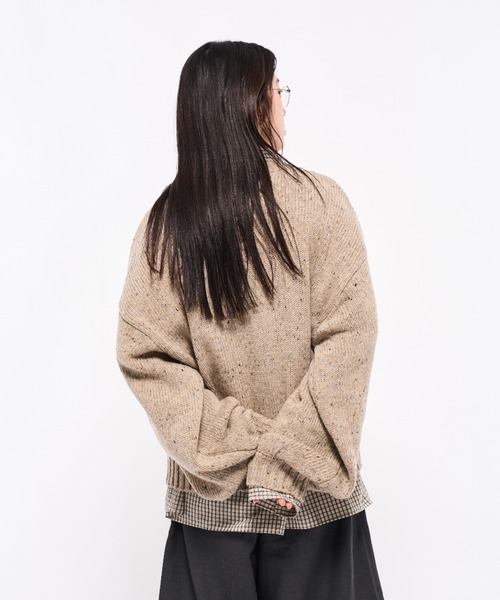 Elanque セーター ニット Volume Embroidrerd knit / ボリューム刺繍 