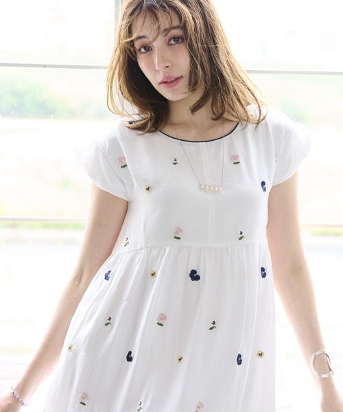 Chesty（チェスティ） ワンピース パンジーエアリーワンピース  