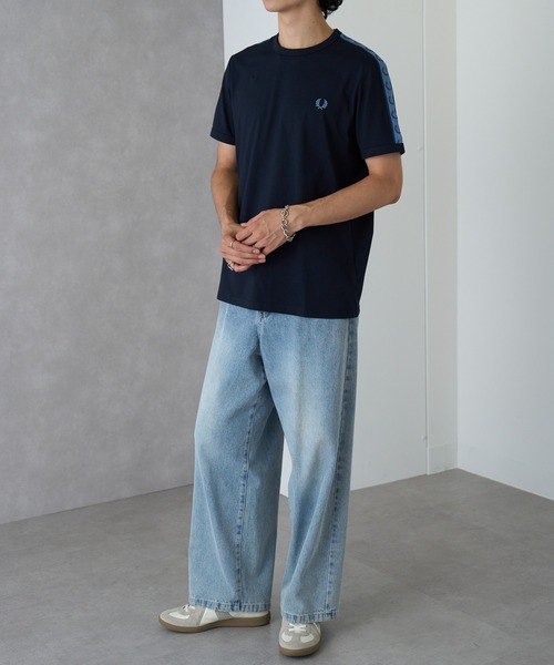 FRED PERRY（フレッドペリー） tシャツ 「FRED PERRY」ONTRAST TAPE