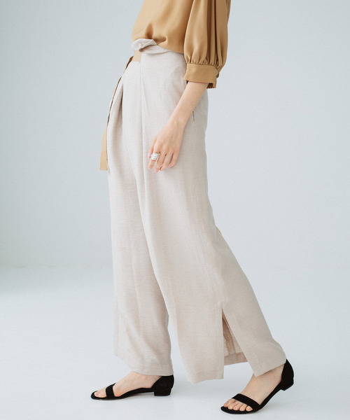 「PUBLIC TOKYO」 パンツ 1 ベージュ レディース_画像3