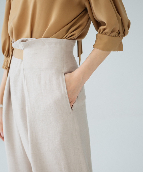 「PUBLIC TOKYO」 パンツ 1 ベージュ レディース_画像9