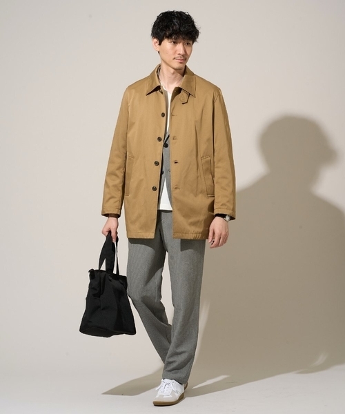 a.v.v（アー・ヴェ・ヴェ） ステンカラーコート コート 「撥水/毛玉に