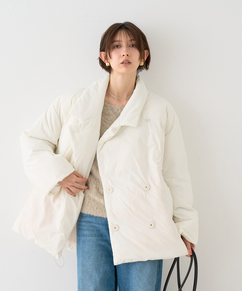 定価26,400円 新品 ルージュヴィフ ラクレ コクーンミドルダウンジャケット Rouge vif la cle（ルージュヴィフラクレ） Rouge vif la cle