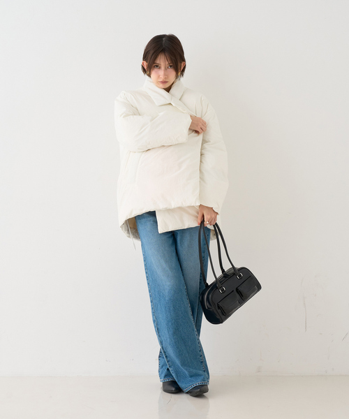 定価26,400円 新品 ルージュヴィフ ラクレ コクーンミドルダウンジャケット ROUGE VIF Sophie ダウンコート ダウンジャケット 「一部店舗限定