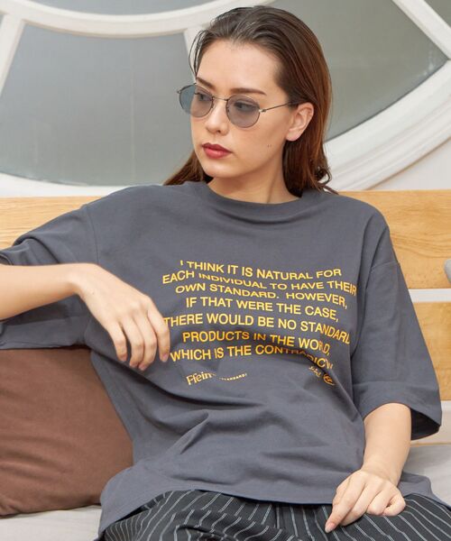 「FFEIN」 半袖Tシャツ LARGE ブラック メンズ_画像2