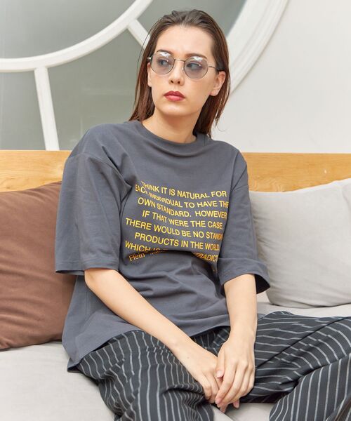 「FFEIN」 半袖Tシャツ LARGE ブラック メンズ_画像8