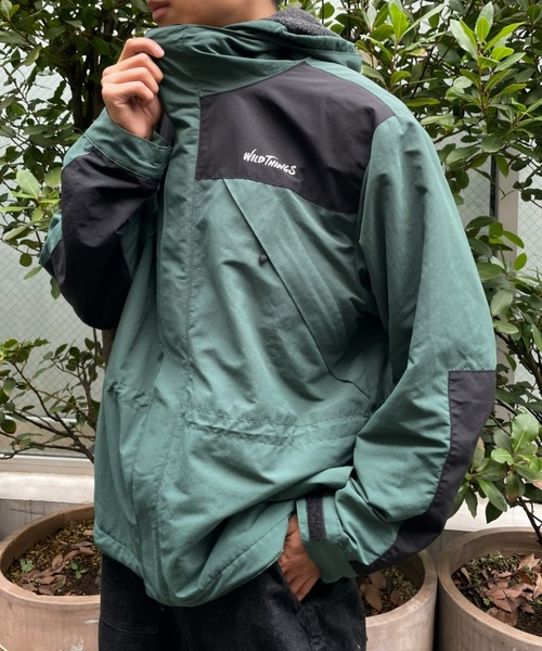 WILD THINGS（ワイルドシングス） マウンテンパーカー LARGE グリーン