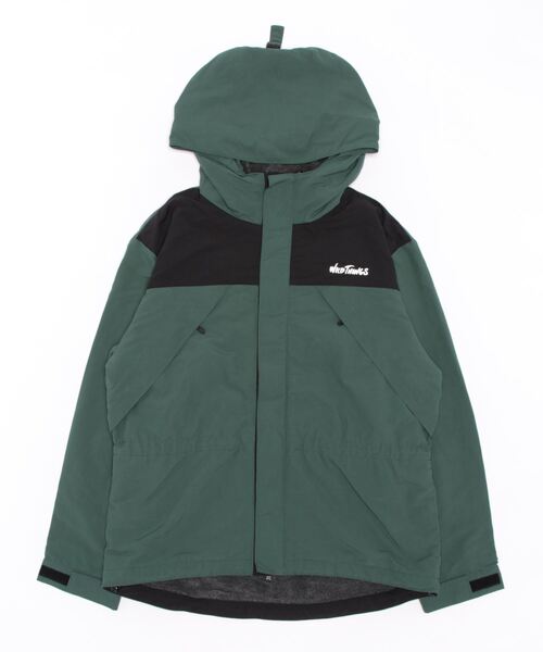 WILD THINGS グリーン マウンテンパーカー L WILD THINGS（ワイルドシングス） マウンテンパーカー LARGE グリーン
