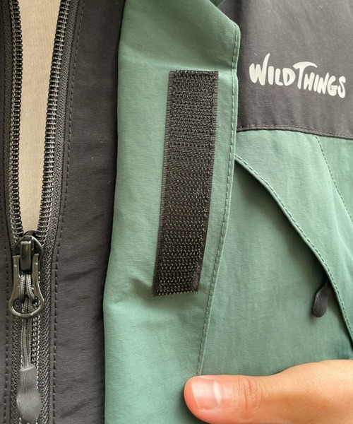 WILD THINGS（ワイルドシングス） マウンテンパーカー LARGE グリーン