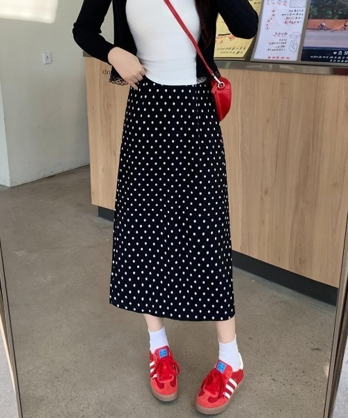 スカート ドットデザインロングスカート : ZOZOTOWN Yahoo!店 - 通販