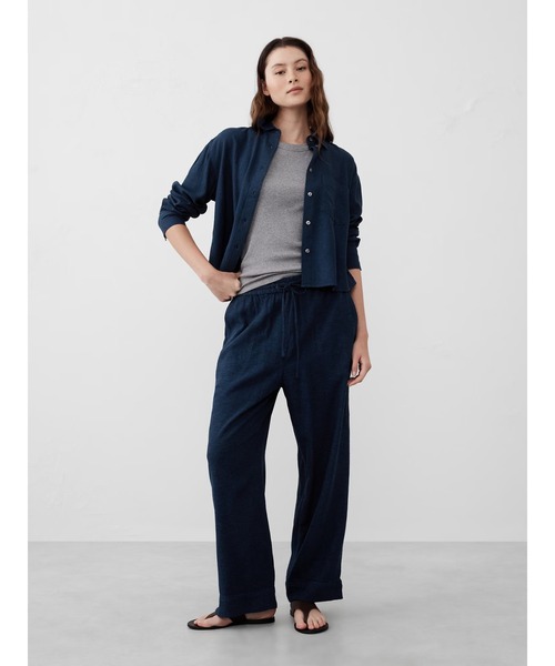 「BANANA REPUBLIC FACTORY STORE」 イージーパンツ M ネイビー レディースの画像