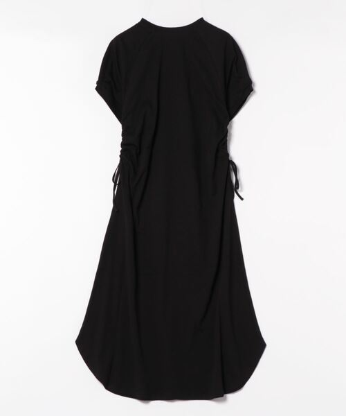 「PREFERIR」 半袖ワンピース LARGE チャコールグレー レディース_画像2