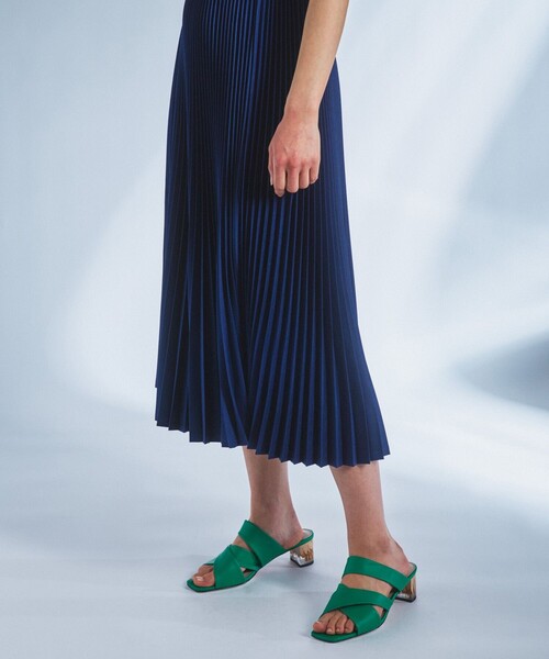 GRACE CONTINENTAL」 ノースリーブワンピース 36 ネイビー レディース