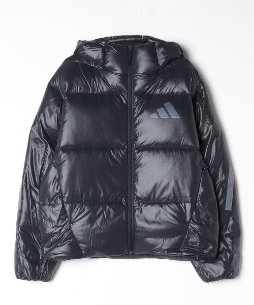 新品1.8万 adidas クルーネック 軽量ダウンジャケット XL アディダス(adidas) ダウンジャケット メンズアウトドアジャケット