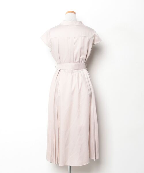 「tocco closet」 シャツワンピース M ベージュ レディース_画像2