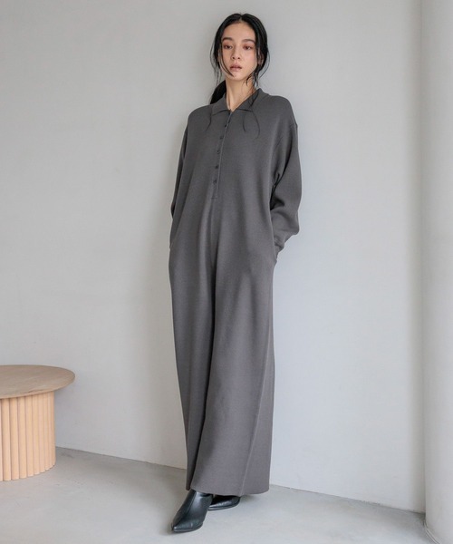 LOWRYS FARM（ローリーズファーム） オールインワン ニットジャンプ