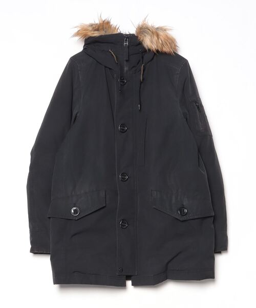 NANO universe（ナノ・ユニバース） ダウンジャケット LARGE ブラック