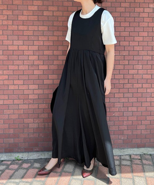 「Auntie Rosa」 オーバーオール FREE ブラック レディース_画像4