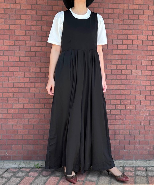 「Auntie Rosa」 オーバーオール FREE ブラック レディース_画像7