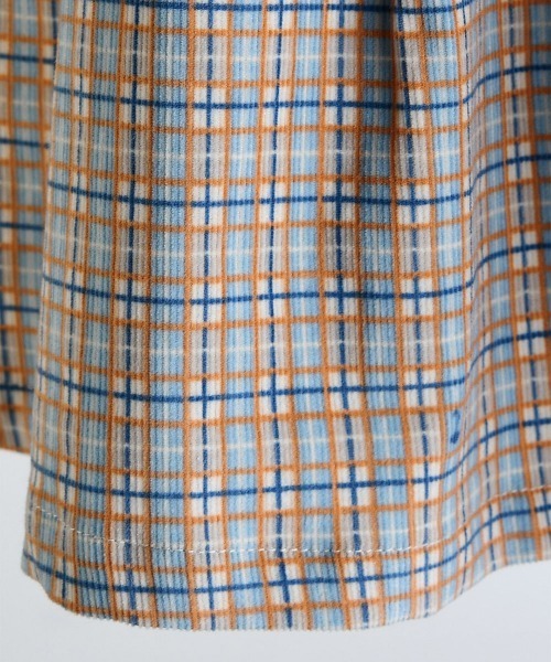 【新品　タグつき】長袖チェック柄ワンピース 90サイズ ワンピース チェック柄襟切替長袖ワンピース キッズ 子供服 女の子