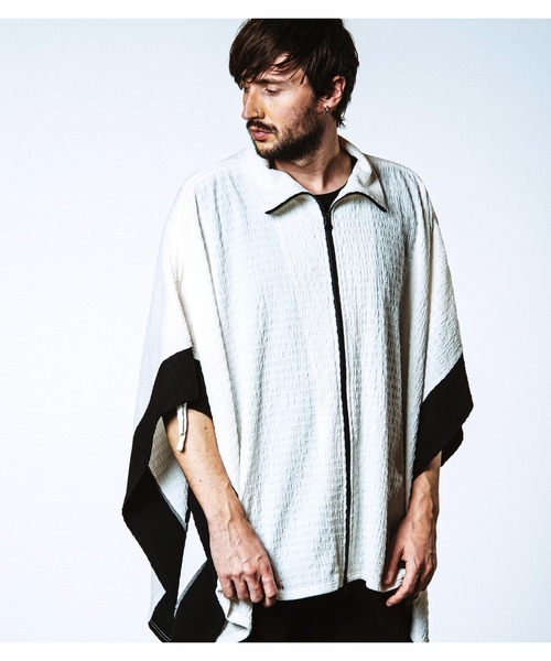 「NO ID.」 ポンチョ ONE SIZE ブラック メンズ_画像5