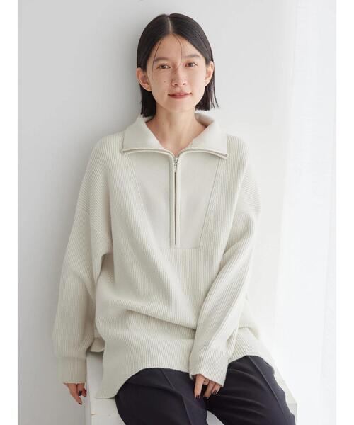 「AMERICAN HOLIC」 長袖ニット M オレンジ レディース_画像2