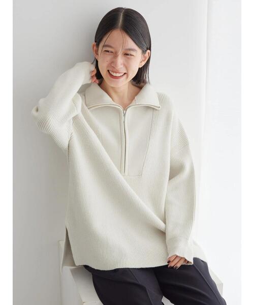 「AMERICAN HOLIC」 長袖ニット M オレンジ レディース_画像9