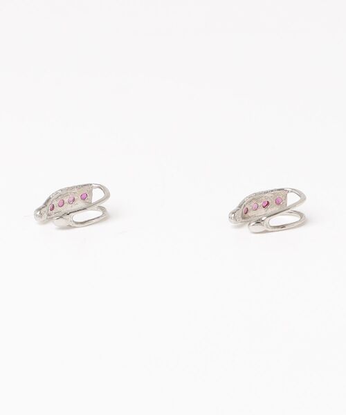 「con affetto(original)」 イヤーカフ FREE レッド系その他 レディース_画像2