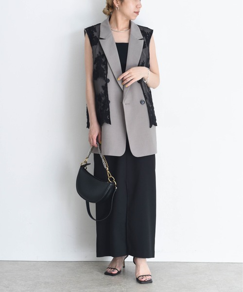 Eimee Law（エイミーロウ） ベスト FREE グレー レディース : ZOZOTOWN