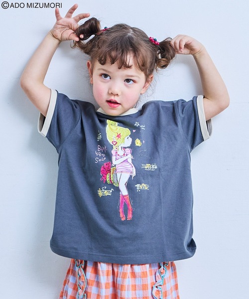 MARKEY'S（マーキーズ） tシャツ 「水森亜土」別注プリントTee キッズ