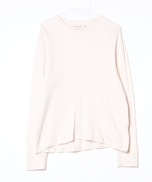 Abercrombie&Fitch（アバクロンビー&フィッチ） 長袖Tシャツ M ピンク